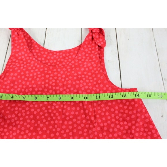 Lollipop Dress Shop Girls Dress Size 6 Red Macaroon Sleeveless Boutique - Picture 8 of 8